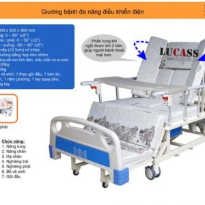 Giường Bệnh Điều Khiển Điện GB-63A