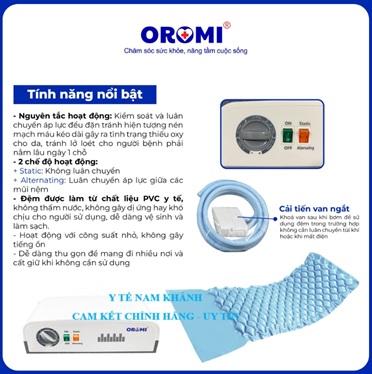 Đệm hơi chống loét Oromi HF608