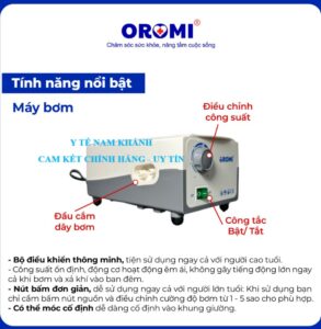 ĐỆM HƠI OROMI HF6002 CÓ LỖ VỆ SINH