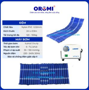 ĐỆM HƠI OROMI HF6002 CÓ LỖ VỆ SINH