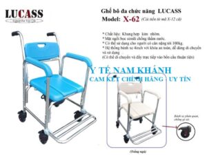 Ghế bô vệ sinh Lucass X62