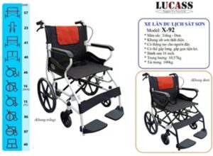 Xe lăn du lịch Lucass X92