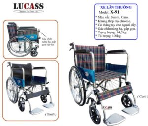 Xe lăn Lucass X91