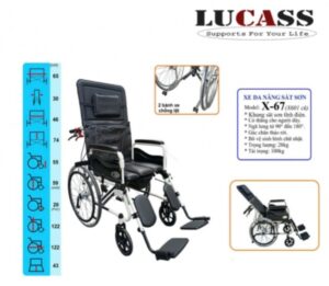 Xe lăn Lucass X-67